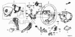78570STKA81 - Chassis: SCREW-WASHER (4X9) for Acura Image