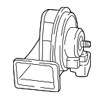 8W0951221 - Electrical: Horn for Audi: 4000, 4000 Quattro, 5000, 5000 Quattro, 90, 90 Quattro, A4, A4 allroad, A4 Quattro, A5 Quattro, A5 Sportback, Cabriolet, Coupe, Quattro, S4, S5, S5 Sportback, TT, TT Quattro Image