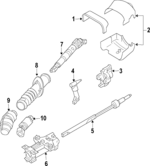 8889655110 - : Steering Column for Isuzu Image