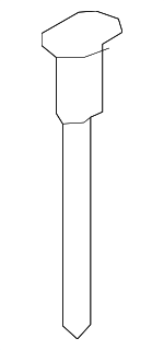 8V5807975A - Body: Guide Pin for Audi: A3, A3 Quattro, S3 Image