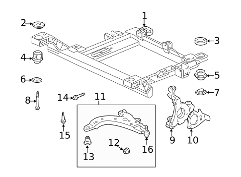 Suspension Components for 2010 Chevrolet Impala #6