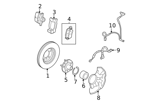 Anti-Lock Brakes for 2007 Ford Fusion #1