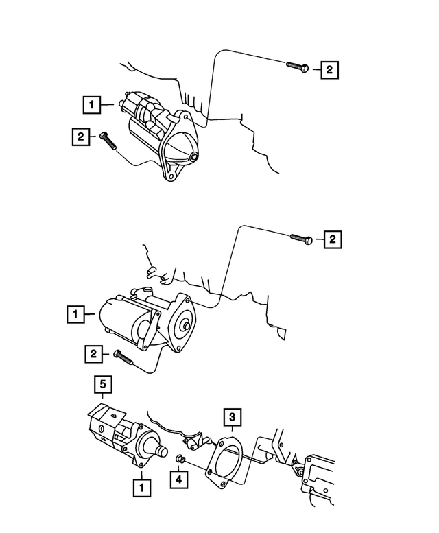 4606875AC - Electrical: Engine Starter for Mopar Image image