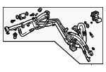 85614543 - HVAC: Hose &amp; Tube Assembly for Acura: ZDX Image