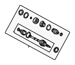 4234024060 - Universals &amp; Rear Axle: Axle Assembly for Lexus: GS300, GS400, GS430, SC300, SC400 Image