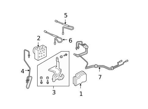 ABS Components for 2007 Ford Edge #0