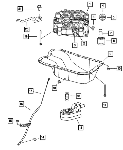 Timing Belt/Chain and Cover and Balance Shaft for 2008 Dodge Caliber #0