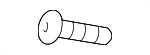 865793K000 - Body: Bumper Cover Screw for Kia Image