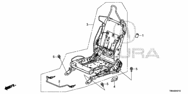 Seat Components (L.) (Manual Seat) for 2017 Acura NSX #0