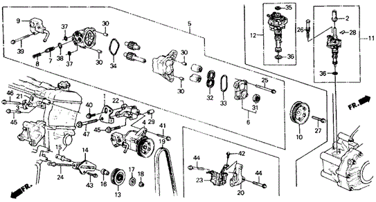 P.S. Pump - Speed Sensor for 1991 Honda Prelude #0