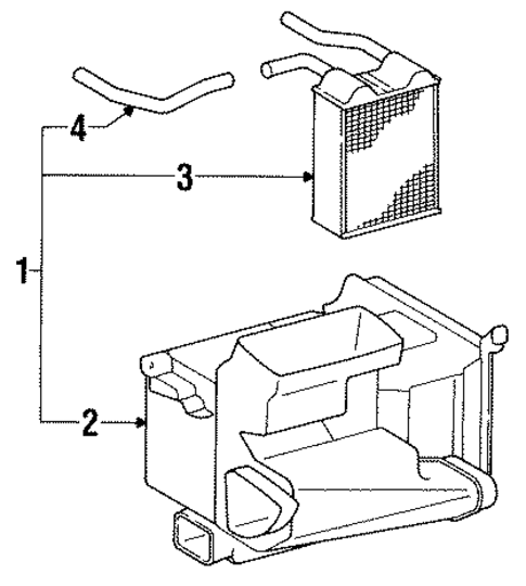 Front Heater Unit for 1993 Toyota Land Cruiser #0