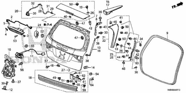 Tailgate (Power) for 2011 Honda Odyssey #0