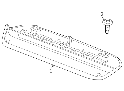 High Mount Lamps for 2009 Jaguar Super V8 #0