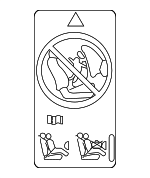 5G0010029J - Body: Air Bag Label for Audi: A3, A3 Quattro, A4, A4 allroad, A4 Quattro, A5, A5 Quattro, A6, A6 allroad, A6 Quattro, A7 Quattro, A7 Sportback, A8 Quattro, allroad, e-tron Quattro, e-tron S, e-tron S Sportback, e-tron Sportback, Q5, Q5 PHEV, Q5 Sportback, Q7, Q8 e-tron, Q8 e-tron Sportback, R8, RS5, RS7, RS7 Sportback, S4, S5, S6, S7, S7 Sportback, S8, SQ5, SQ5 Sportback, SQ7, SQ8 e-tron, SQ8 e-tron Sportback, TT, TT Quattro Image