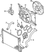 30723929 - Cooling System: Reservoir for Volvo: XC90 Image