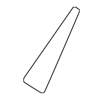 D01G504R2 - : 2011-2014 Mazda 2 - Rocker Molding Guard for Mazda: 2 Image