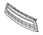 86522A7250 - Body: Lower Grille for Kia: Forte Koup, Forte5 Image