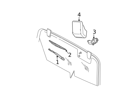 Wipers for 2001 Jeep Wrangler #1