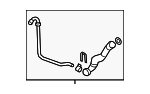 4M0122055AL - Belts &amp; Cooling: Radiator Coolant Hose for Audi Image