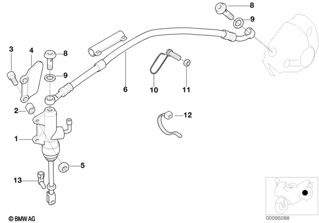 46717657174 - Brakes: Spacer Bush -  for BMW-Motorrad Image