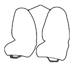 TB681C3AA - Body: Seat Back for Dodge: Dakota Image