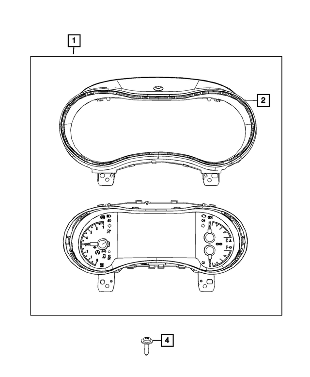 « 68402435AC –  : Pan Instr Grp Instr pour Mopar Image »