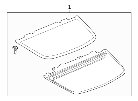 High Mounted Stop Lamp for 2009 Pontiac G8 #0