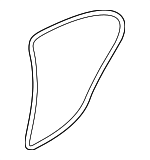 XR853721 - : Weather-Strip On Body for Jaguar: S-Type Image