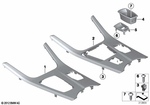 51169200952 - : Decor Panel For Center Console for BMW Image