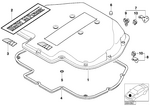11617831266 - Engine: Emblem Adhered for BMW Image
