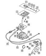 52079168AB - : Manual Control Lever for Mopar Image