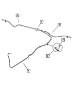 4683912AD - Parking Brake: Parking Brake Cable, Front for Chrysler: Pacifica Image