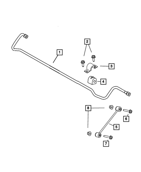 Rear Stabilizer for 2015 Dodge Charger #0
