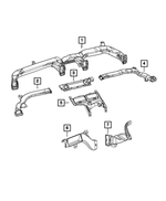 68462931AA - Air Conditioners and Heaters: Instrument Panel Duct for Mopar Image