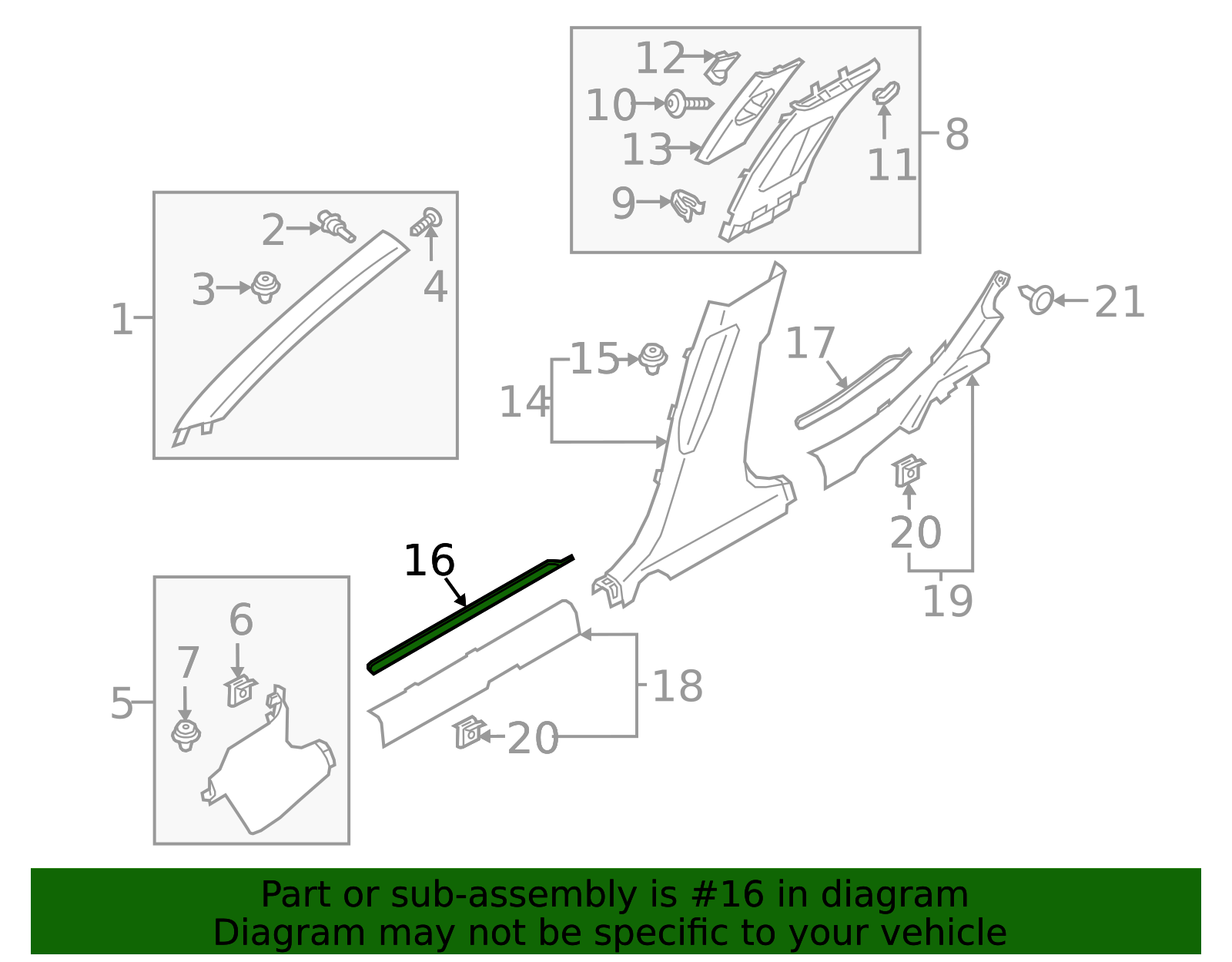 85873-J5100WK - Front Sill Plate 2018-2023 Kia Stinger | Kia.Parts Store