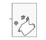 85824J5000WK - Body: Cowl Trim for Kia: Stinger Image