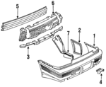 12520632 - Body: Bumper Cover for Pontiac: Grand Prix Image