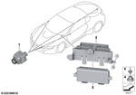 66539213990 - Distance Systems, Cruise Control: Surround View Camera for BMW Image