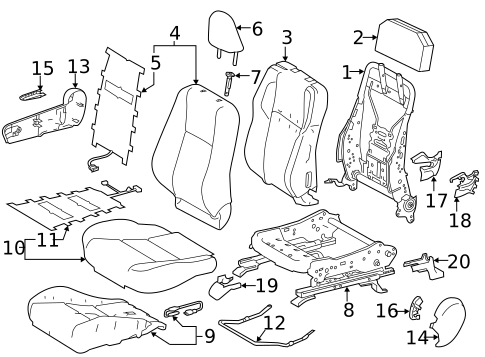 Heated Seats for 2016 Toyota RAV4 #1
