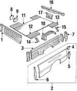 8970151691 - : Side Panel for Isuzu Image
