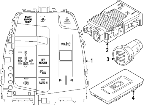 Gear Shift Control for 2024 BMW X1 #0