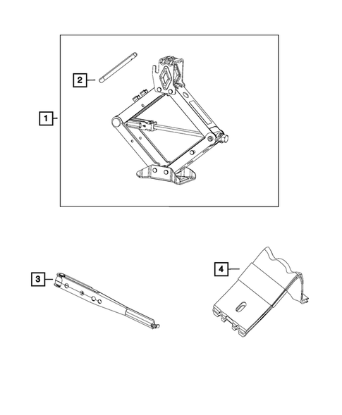 Jack Stowage for 2015 Chrysler 200 #0