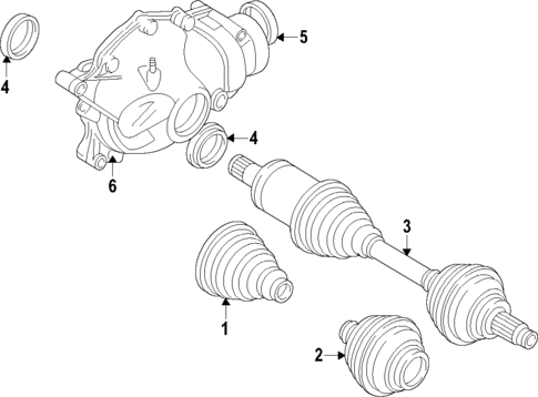 Front Axle for 2024 BMW 430i xDrive Gran Coupe #0