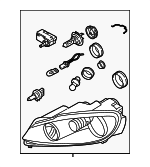 5K0941005C - Electrical: Headlamp Assembly for Volkswagen Image