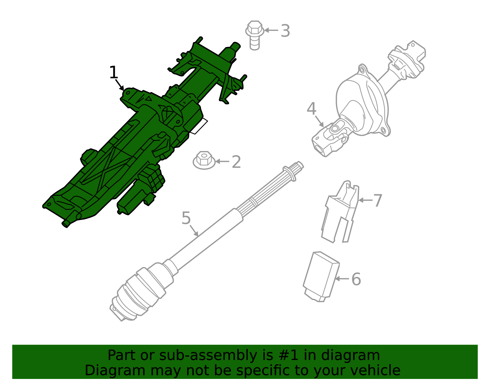 2018-2026 BMW Column Assembly 32306894882 | OEM Parts Online