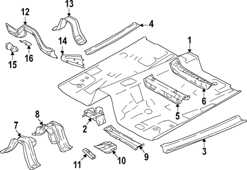 Floor & Rails for 2025 Subaru Crosstrek #0