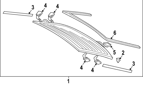 Glass - Lift Gate for 2021 Audi RS7 Sportback #0