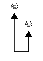 MS240127 - Body: Mount Bracket Bolt for Mitsubishi: Eclipse, Galant, Lancer, Mirage, Outlander Image
