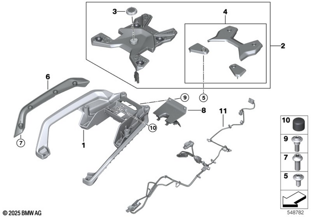 46545B4EB63 - : Top Case Carrier          for BMW-Motorrad Image