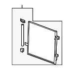 1563555 - HVAC: ACDelcoâ„¢ Condenser for Chevrolet: Colorado | GMC: Canyon | Hummer: H3, H3T Image